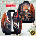 NFL Chicago Bears Puffer Jacket Betty Boop Custom Jacket