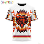 NFL Chicago Bears T-Shirt Special Design With Native Pattern