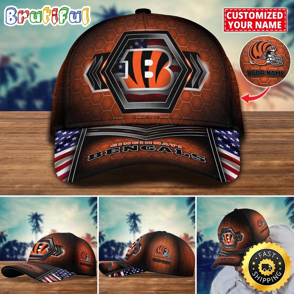 NFL Cincinnati Bengals Baseball Cap Best Trending Custom Name Cap