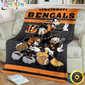 NFL Cincinnati Bengals Blanket Mickey Mouse Blanket