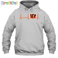 NFL Cincinnati Bengals Heartbeat Hoodie Unisex Football T-Shirt Hoodie