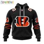 NFL Cincinnati Bengals Hoodie 2024 Personalized Name And Number Unisex Hoodie