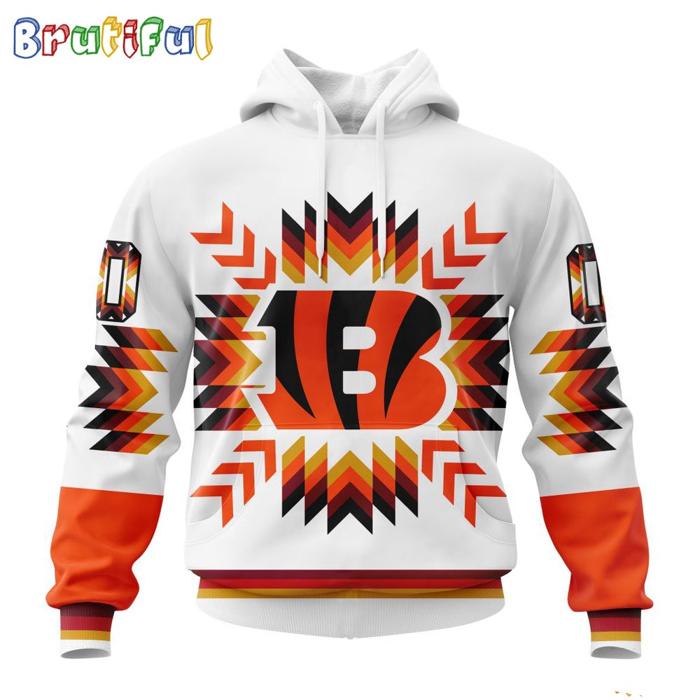 NFL Cincinnati Bengals Hoodie Special Design With Native Pattern