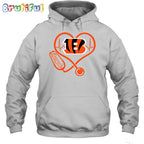 NFL Cincinnati Bengals Nurse Love Hoodie Unisex Football T-Shirt Hoodie