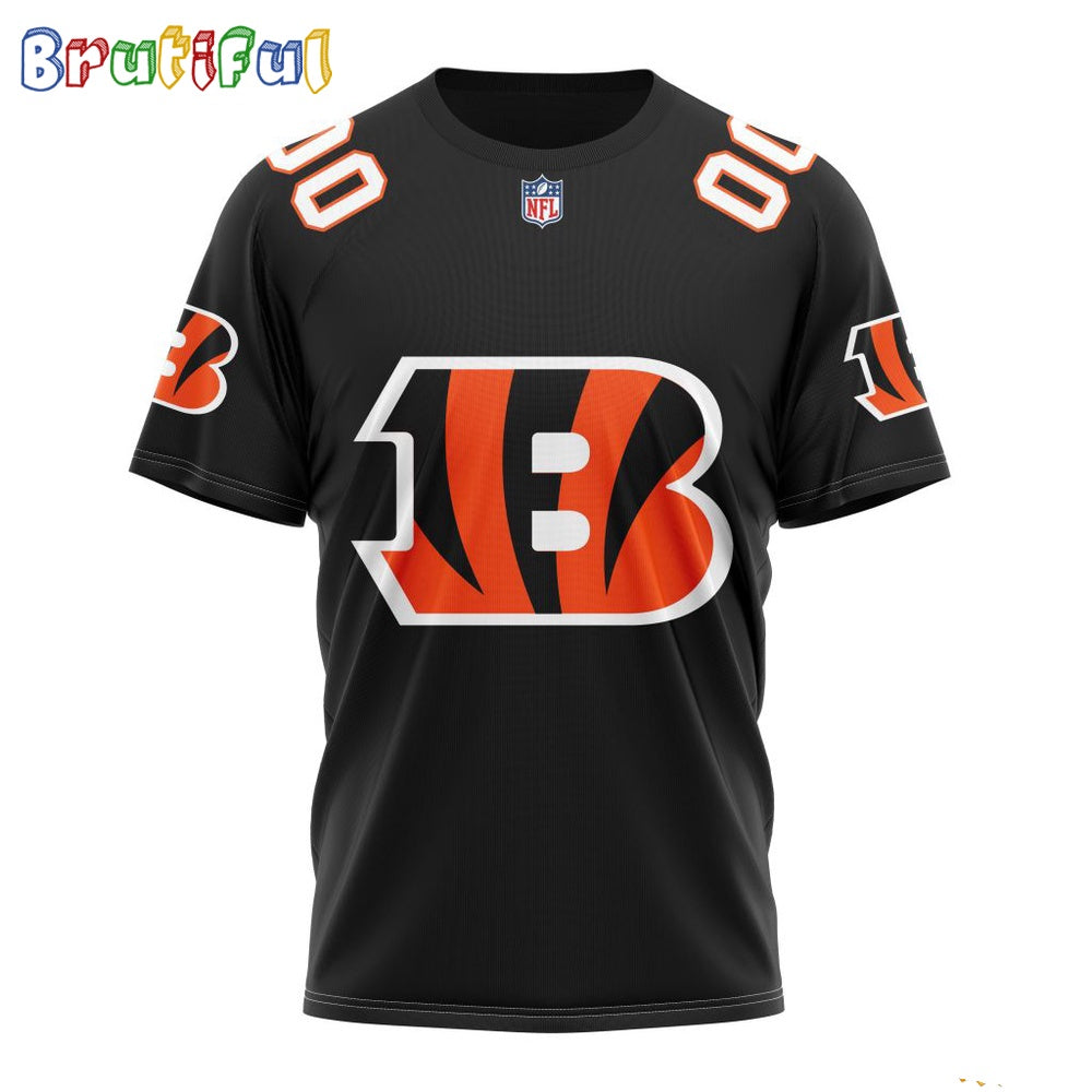 NFL Cincinnati Bengals T-Shirt 2024 Personalized Name And Number Unisex T-Shirt
