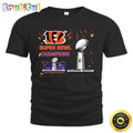 NFL Cincinnati Bengals T Shirt Super Bowl LVIII 2024 Las Vegas Champions Unisex Tshirt