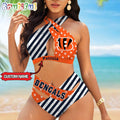 NFL Cincinnati Bengals Women Bikini Set Summer Football Bikini Sets