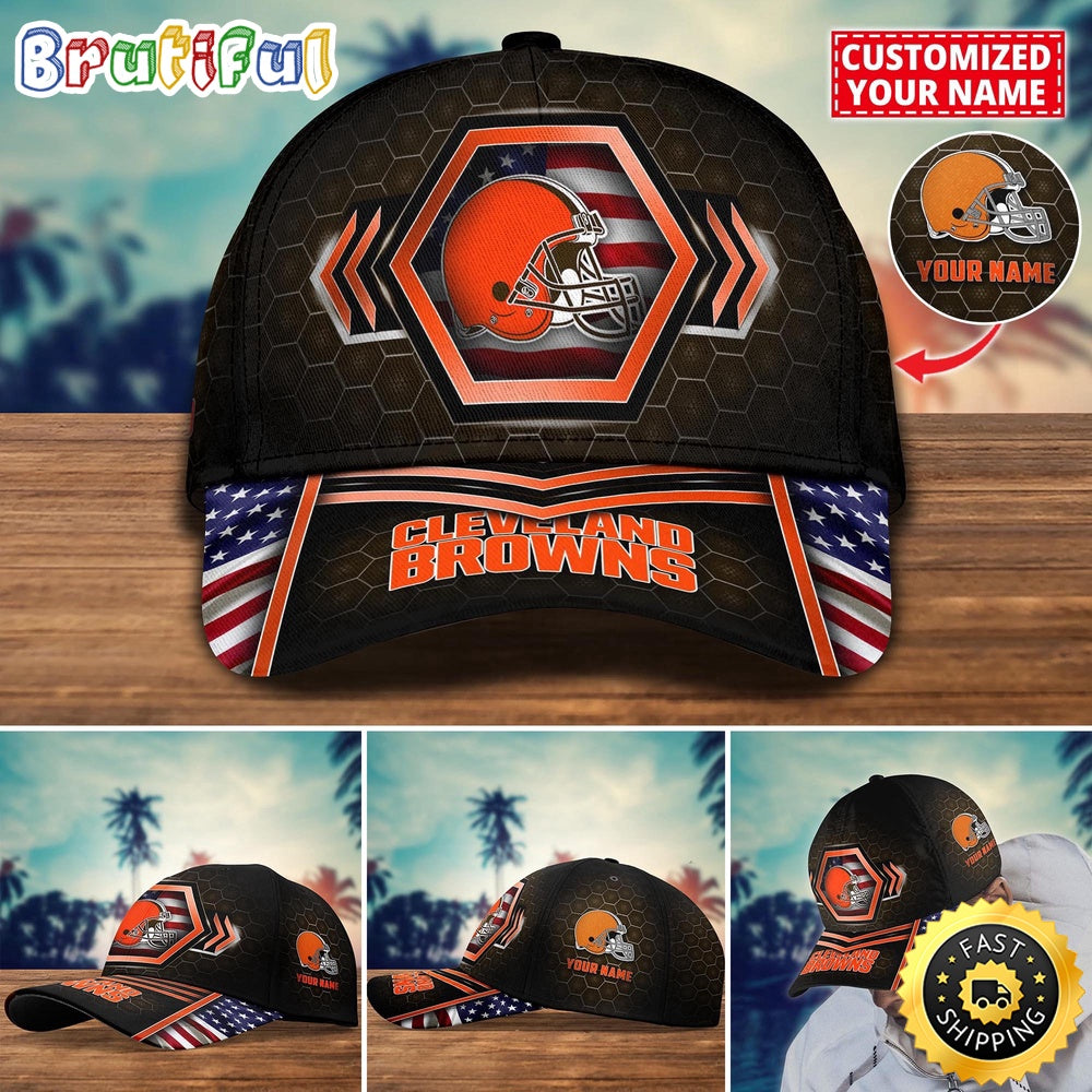 NFL Cleveland Browns Baseball Cap Best Trending Custom Name Cap
