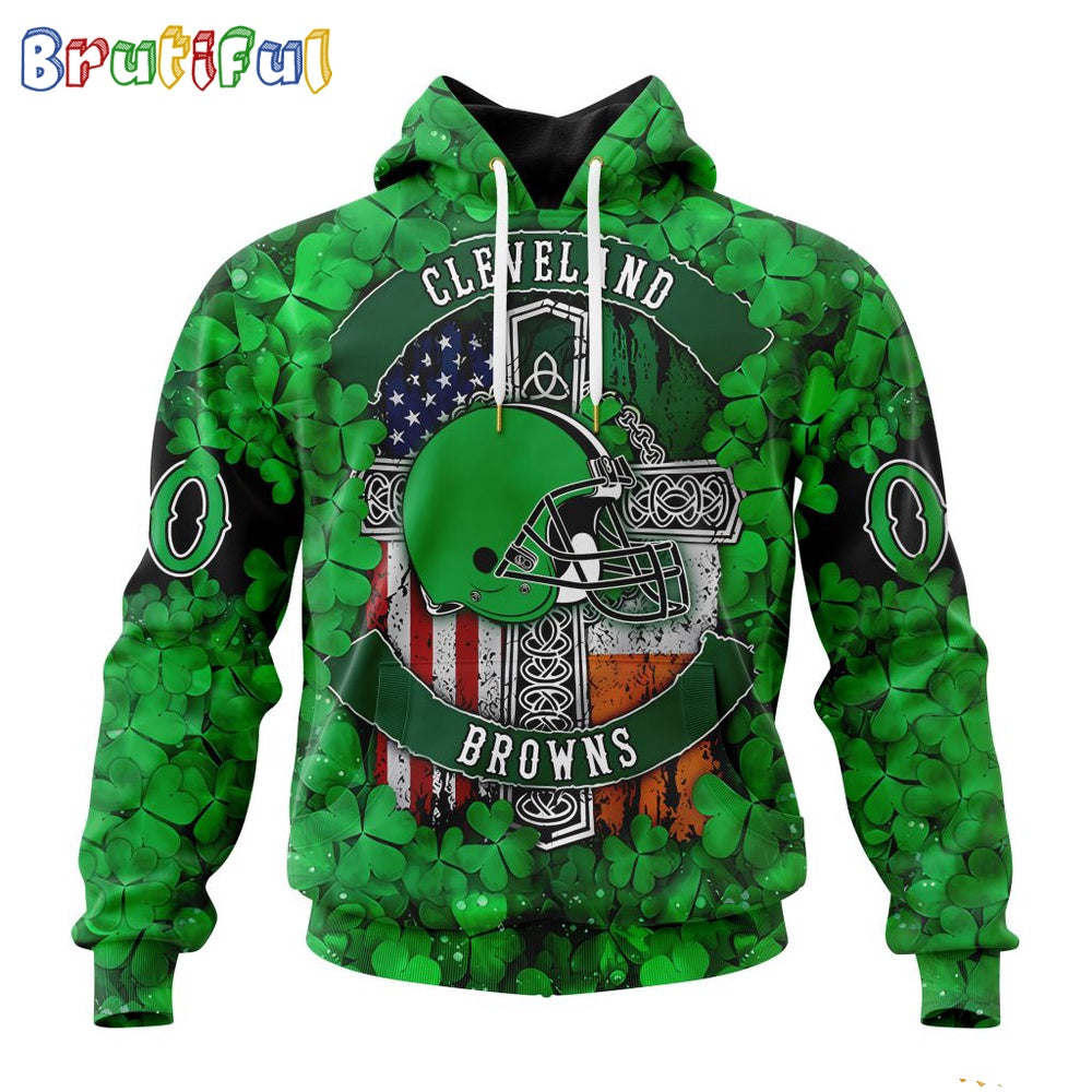 NFL Cleveland Browns Hoodie Special Design Hoodie St Patrick Day
