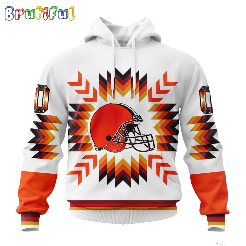 NFL Cleveland Browns Hoodie Special Design With Native Pattern
