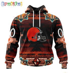 NFL Cleveland Browns Hoodie Special Native Costume Design Hoodie