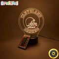 NFL Cleveland Browns Night Light Football 3D LED Light