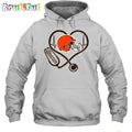NFL Cleveland Browns Nurse Love Hoodie Unisex Football T-Shirt Hoodie