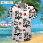NFL Cleveland Browns Palm Tree Tropical Summer Hawaiian Shirt