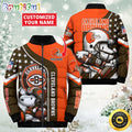 NFL Cleveland Browns Puffer Jacket Snooby Customized Jacket