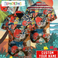 NFL Cleveland Browns Retro Hawaiian Shirt Special Vintage Style Hawaiian Button Shirt