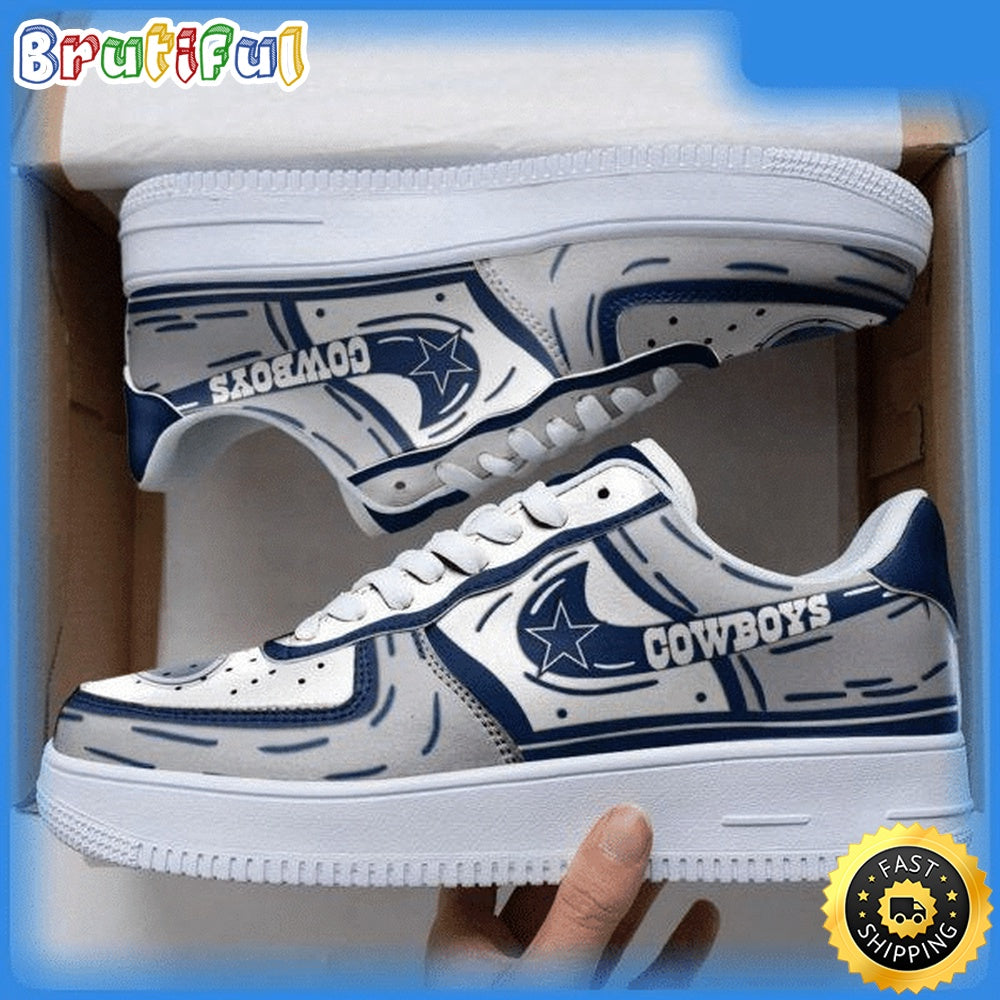 NFL Dallas Cowboys Air Force 1 Shoes Sneaker Trending For Fans