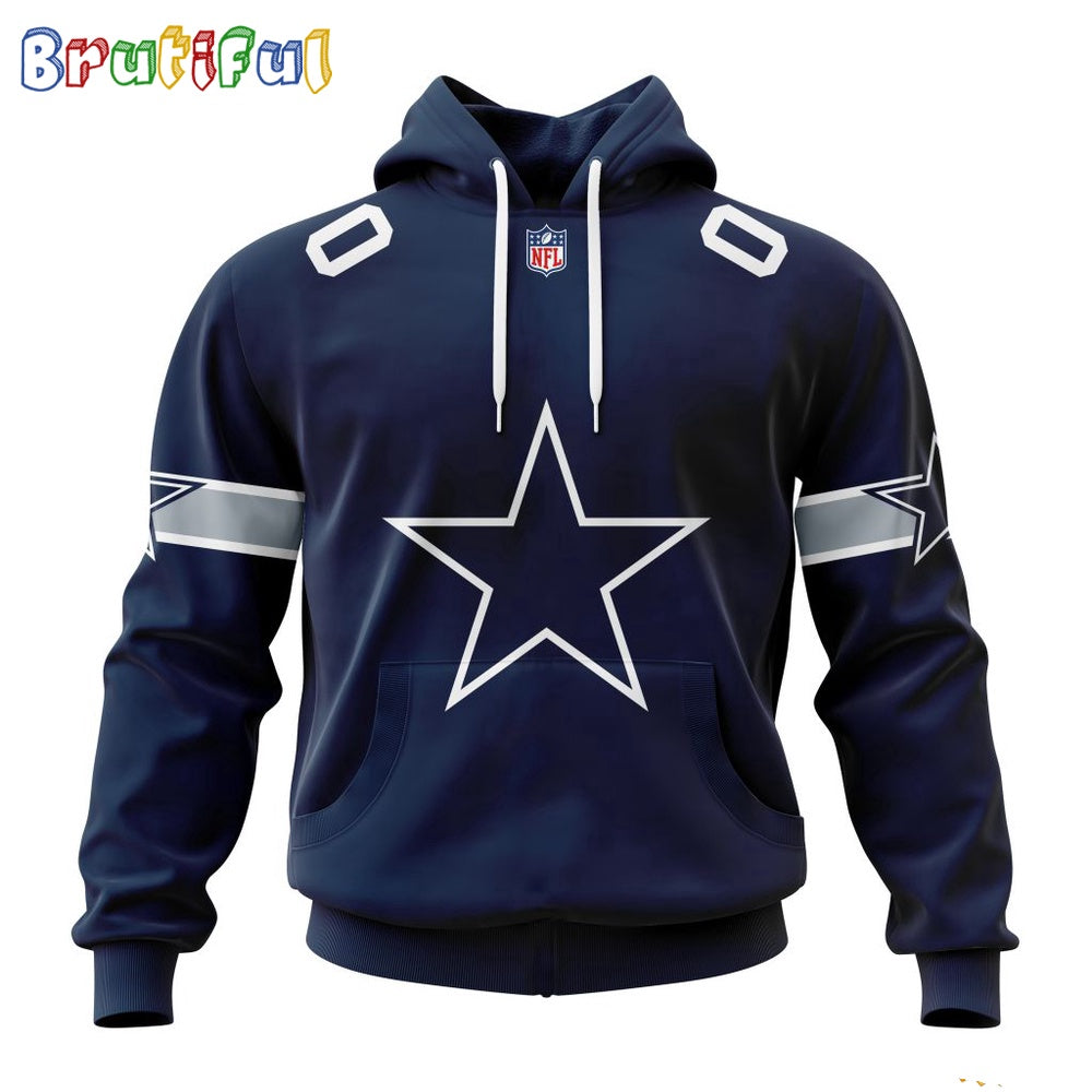 NFL Dallas Cowboys Hoodie 2024 Personalized Name And Number Unisex Hoodie