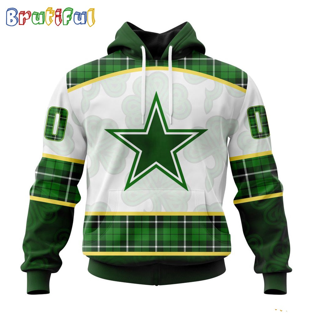 NFL Dallas Cowboys Hoodie Special Design 3D Hoodie St Patrick Day