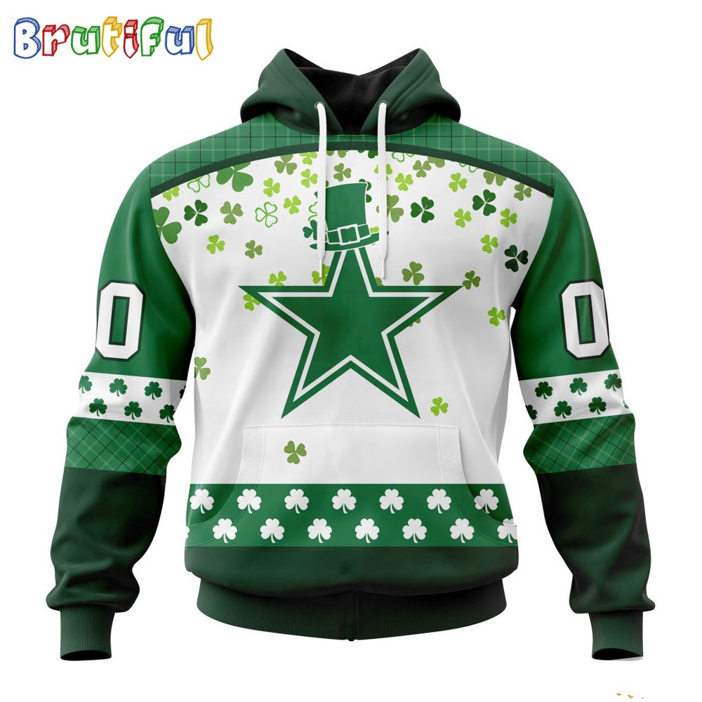 NFL Dallas Cowboys Hoodie Special Design For St Patrick Day