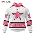 NFL Dallas Cowboys Hoodie Special Pink Design Fight Breast Cancer