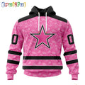 NFL Dallas Cowboys Hoodie Special Pink Hoodie Design Fight Breast Cancer
