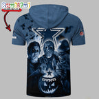 NFL Dallas Cowboys Horror Characters Essential Halloween Sleeveless Hoodie