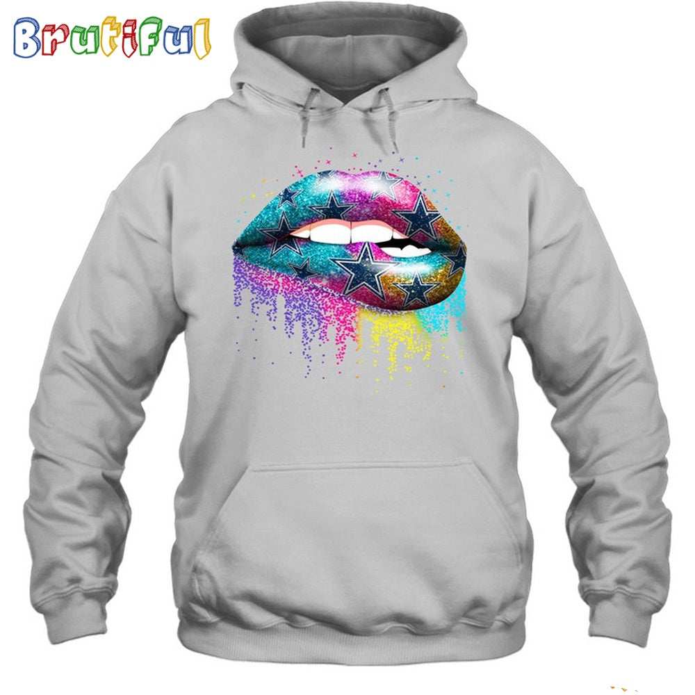 NFL Dallas Cowboys Lips Hoodie Unisex Football T-Shirt Hoodie