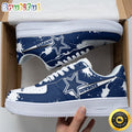 NFL Dallas Cowboys Team Air Force 1 Shoes Football Sports Shoes