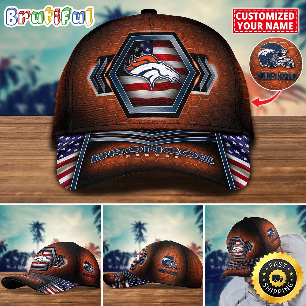 NFL Denver Broncos Baseball Cap Best Trending Custom Name Cap