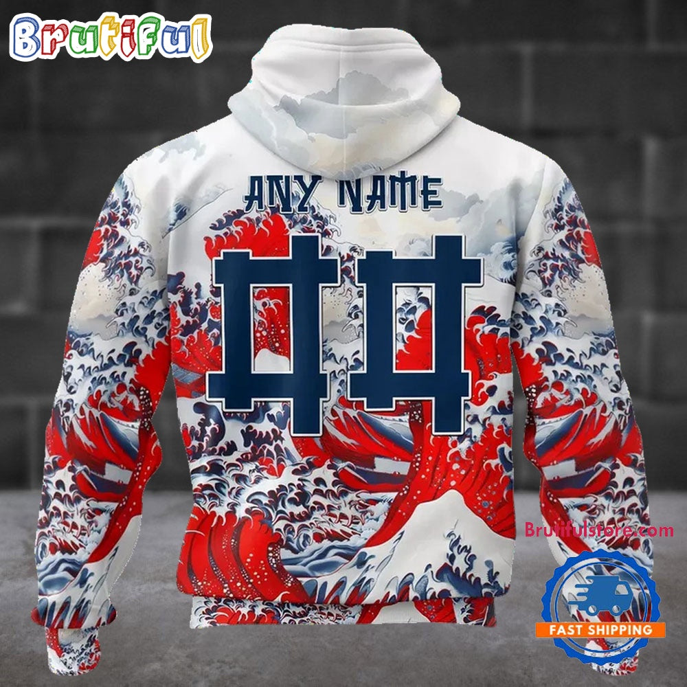 NFL Denver Broncos Football Great Wave All Over Print Hoodie