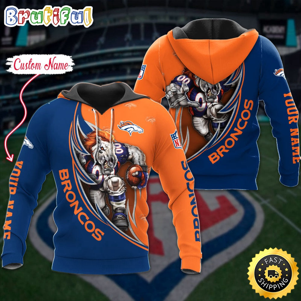 NFL Denver Broncos Hoodie Damn Right Sport Hoodie
