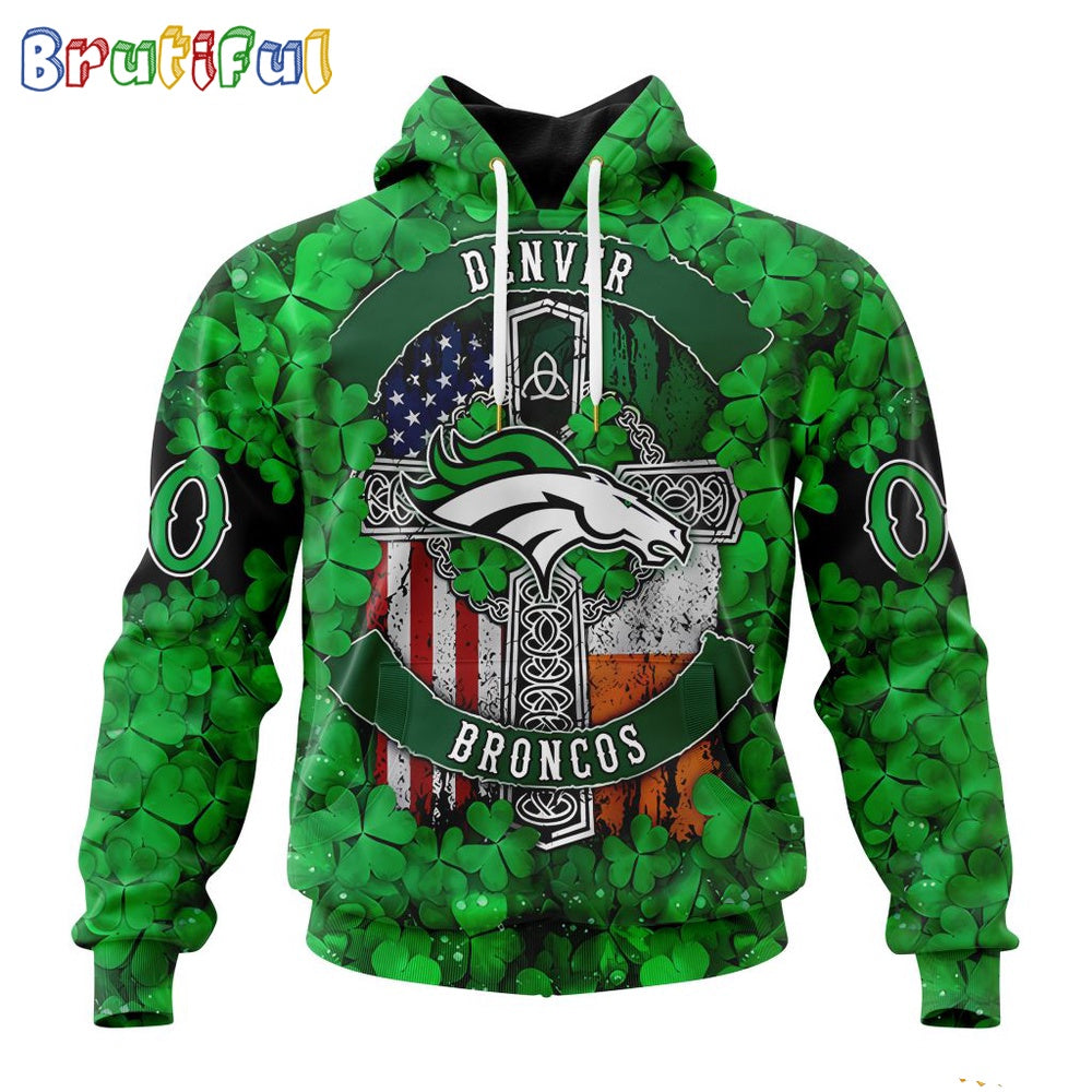 NFL Denver Broncos Hoodie Special Design Hoodie St Patrick Day