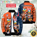 NFL Denver Broncos Puffer Jacket Donald Duck Custom Jacket