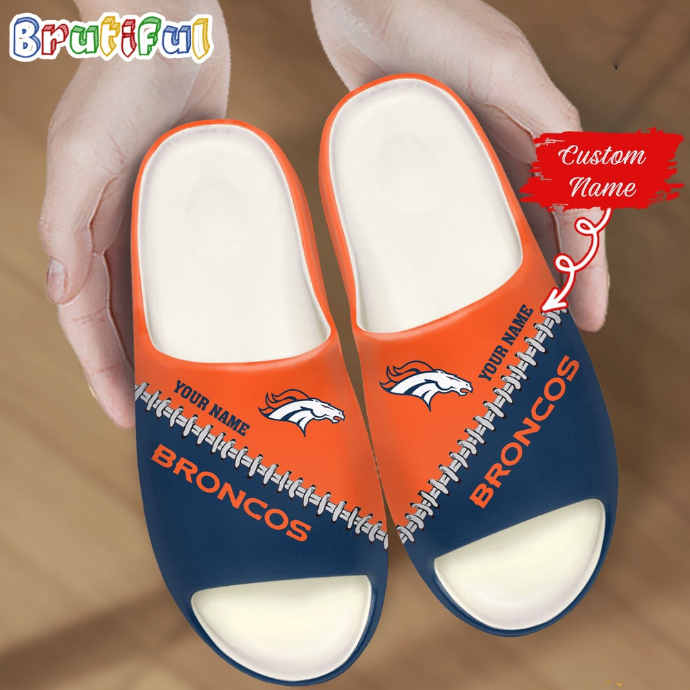 NFL Denver Broncos Slippers Football Comfortable Slippers