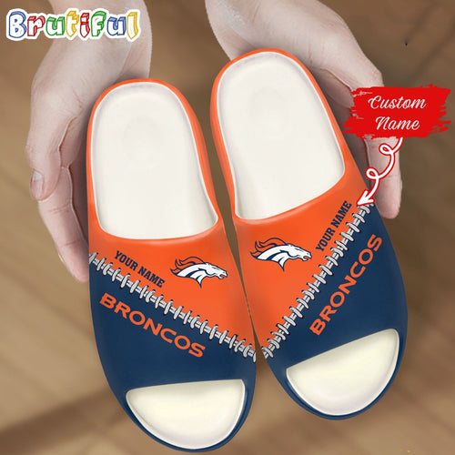 NFL Denver Broncos Slippers Football Comfortable Slippers
