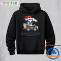 NFL Denver Broncos Special Bluey Bingo And Muffin In The Car Hoodie, Football Bluey 2D Shirt