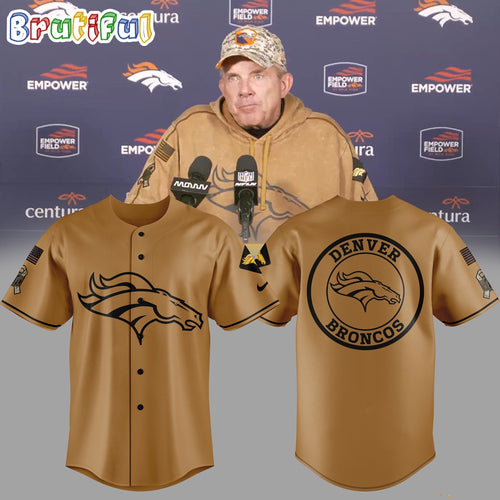 NFL Denver Broncos Veteran Camo Baseball Jersey