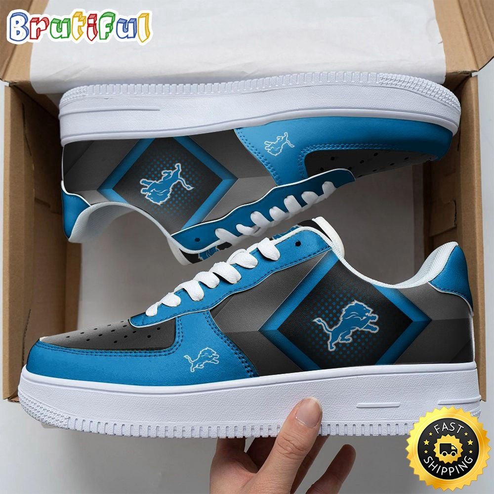 NFL Detroit Lions Air Force 1 Shoes Chic AF1 Collection