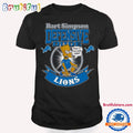 NFL Detroit Lions Bart Simpson Defensive Dude T Shirt