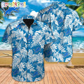 NFL Detroit Lions Hawaiian Shirt Tropical Leafs Design Aloha Shirts