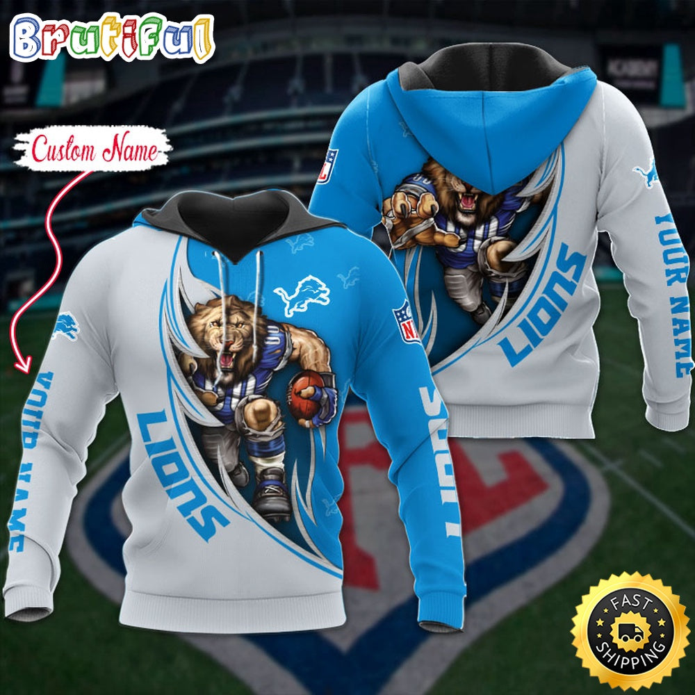 NFL Detroit Lions Hoodie Damn Right Sport Hoodie