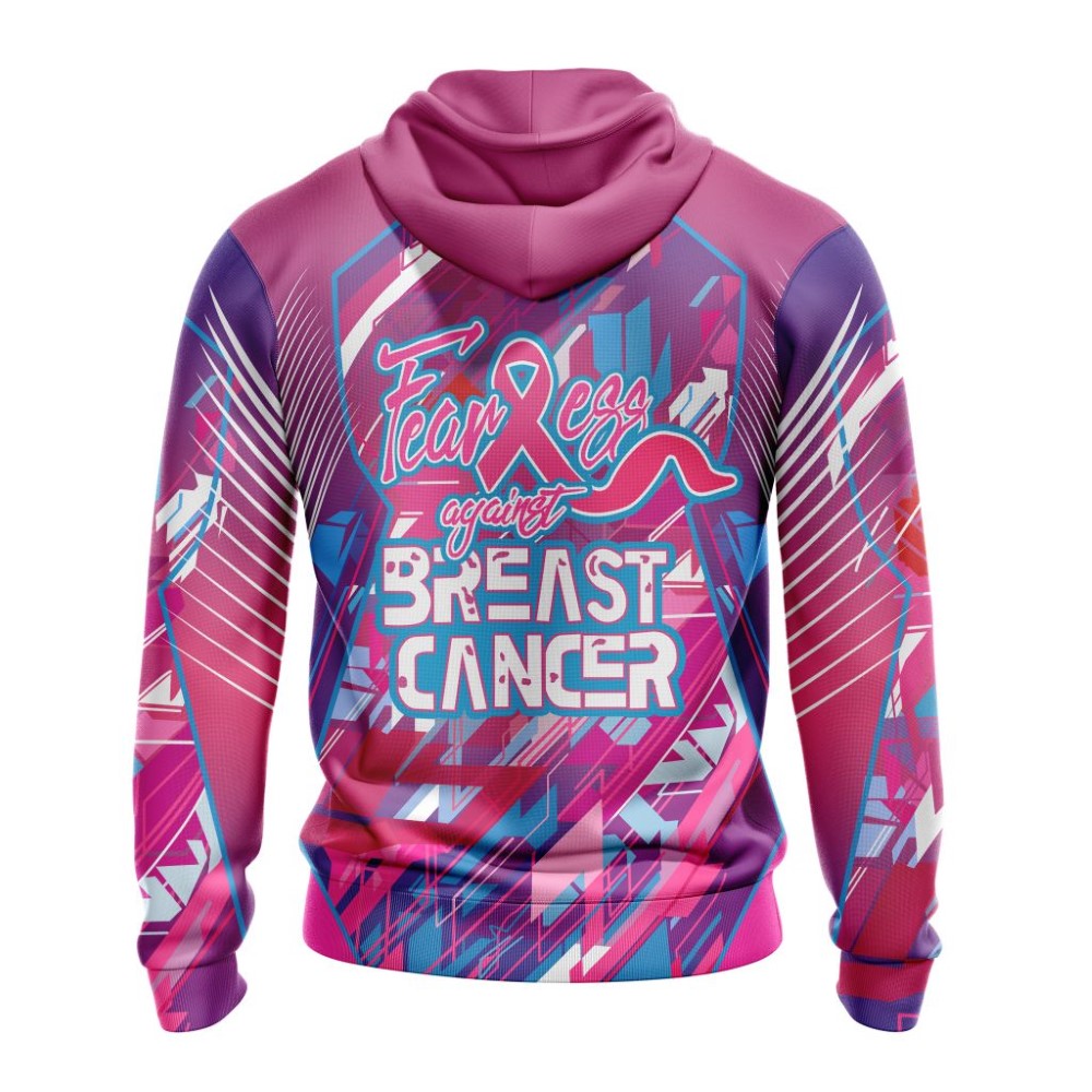 NFL Detroit Lions I Pink All Over Print 3D Hoodie I Can Fearless Again Breast Cancer For Breast Cancer Survivors