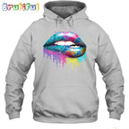 NFL Detroit Lions Lips Hoodie Unisex Football T-Shirt Hoodie