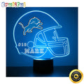 NFL Detroit Lions Night Light Football Sports Fan Led Light