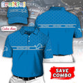 NFL Detroit Lions Polo Shirt, Custom Football Polo Shirt And Cap