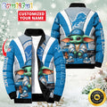 NFL Detroit Lions Puffer Jacket Baby Yoda Custom Jacket