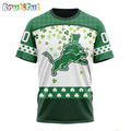 NFL Detroit Lions T-Shirt Special Design T-Shirt St Patrick Day