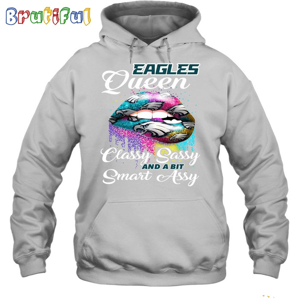 NFL Eagles Lips Hoodie Unisex Football T-Shirt Hoodie