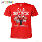 NFL God First Family Second Then Chiefs Football T-Shirt